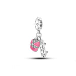 Pandora Charm Skateboard Girl