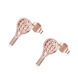 Pendientes de plata Tenis