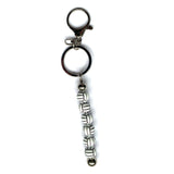 Stainless steel key ring with sports balls