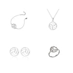 Conjunto de joyas de voleibol (puedes armarlo tú mismo)