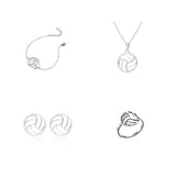 Conjunto de joyas de voleibol (puedes armarlo tú mismo)