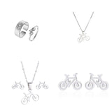 Jewelry set Cycling included 2 rings