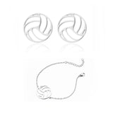 Conjunto de joyas de voleibol (puedes armarlo tú mismo)