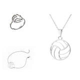 Conjunto de joyas de voleibol (puedes armarlo tú mismo)