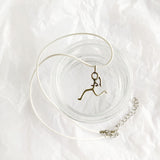 Sportketting wit met sporthanger