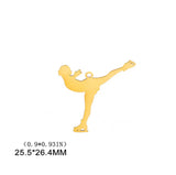 Conjunto de joyas de patinaje