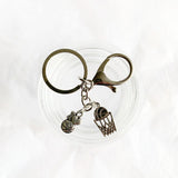 Keychain Black with charm