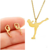 Conjunto de joyas de patinaje