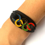 Bracelet Colored Olympic Rings