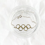 Zilveren armband Olympische Spelen