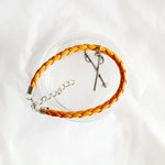 Bracelet Leather Orange