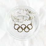 Zilveren ketting Olympische Spelen