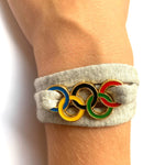 Bracciale Anelli Olimpici Colorati