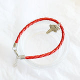 Bracelet Leather Red