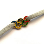 Bracciale Anelli Olimpici Colorati