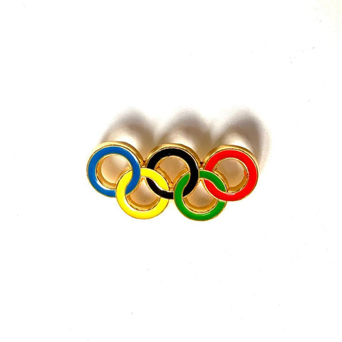 Gekleurde Olympische Ringen Veter