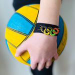 Bracciale Anelli Olimpici Colorati