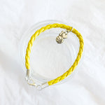 Bracelet Leather Yellow
