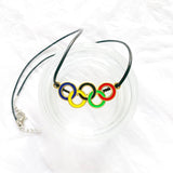 Necklace Colored Olympic Rings