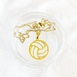 Sieradenset Volleybal goudkleurig